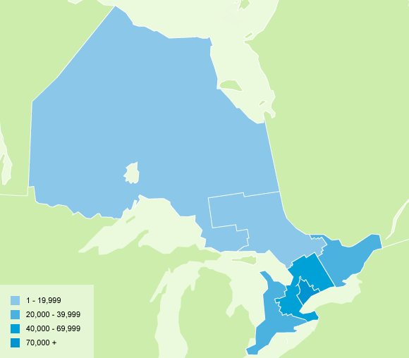 map of Ontario