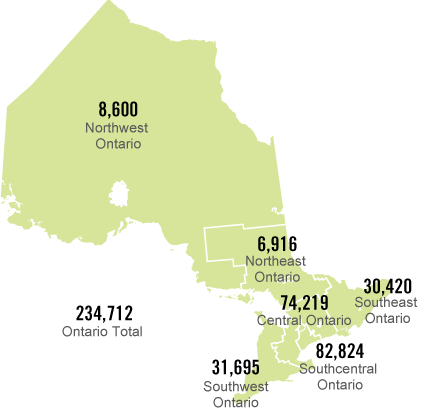 Map of Ontario 