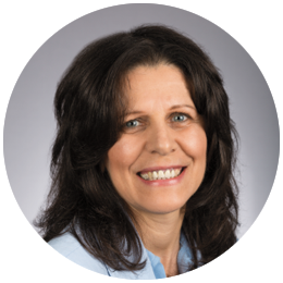 Head-and shoulders photograph of Ann Ciaschini, OCT