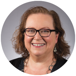 Head-and shoulders photograph of Vicki Shannon, OCT